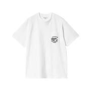 Carhartt Wip Fick-T-shirt med Fragments Print White, Herr