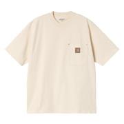 Carhartt Wip Fick-T-shirt med frontlogo Beige, Herr