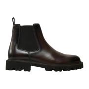 Hugo Boss Bruna Läder Chelsea Boots Brown, Herr