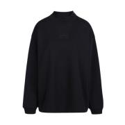 Iceberg Bomullssweatshirt med logotyp Black, Dam