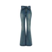 Alexander McQueen Klassiska Denim Jeans för Män Blue, Dam