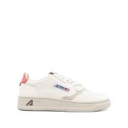 Autry Medalist Low Läder Sneakers White, Dam