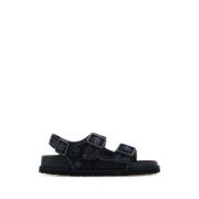 Birkenstock Denim Sunshine Sandaler Blue, Herr