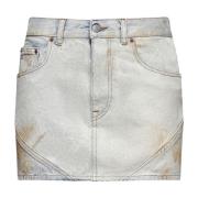 MM6 Maison Margiela Blå Distressed Denim Jeans Blue, Dam