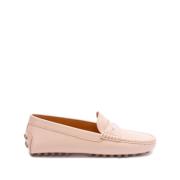 Tod's Platta Penny Slot Skor i Ljusrosa Pink, Dam