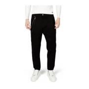 Gianni Lupo Stretch Cotton Jeans & Pants Collection Black, Herr