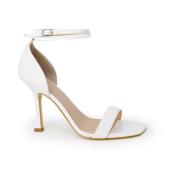 Guess Polyester Klackpumps för Kvinnor White, Dam