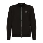 Emporio Armani EA7 Sweatshirt med logotyp Black, Herr