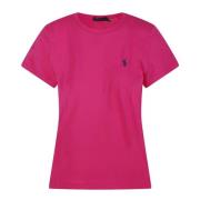 Polo Ralph Lauren Fuchsia T-shirts och Polos med Logo Pink, Dam