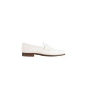 Church's Ivory Läder Slip-On Loafers Heswall White, Dam