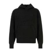 Amiri Svart Bomullsweatshirt Black, Herr