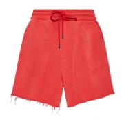 Amiri Logo Shorts Red, Herr