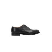 Church's Svarta Oxford Platta Skor Black, Herr