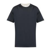 Eleventy Bomull T-shirt Black, Herr