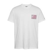 Tommy Hilfiger Rwb Flag T-shirt White, Herr