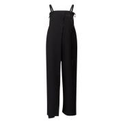 MM6 Maison Margiela Denim Jumpsuit Overall Black, Dam