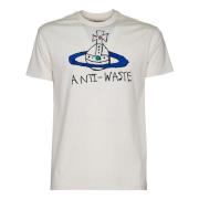 Vivienne Westwood Klassiska Vita T-shirts och Polos White, Herr