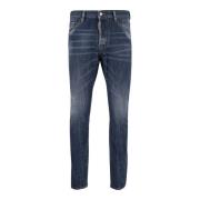 Dsquared2 Klassiska bomullsdenim jeans Blue, Herr