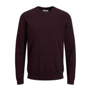 Jack & Jones Bomull Crew Neck Stickad Tröja Brown, Herr