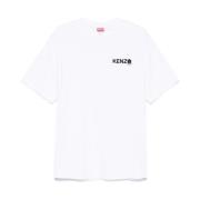 Kenzo Vit Crew Neck T-shirts och Polos White, Herr