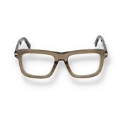 Dior Rektangulära/ Fyrkantiga Havana Acetatglasögon Brown, Unisex