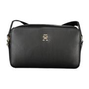 Tommy Hilfiger Svart dam crossbody-väska med justerbar rem Black, Dam