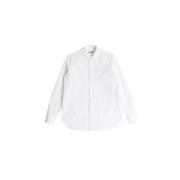 Jil Sander Vit Bomull Poplin Skjorta White, Herr