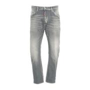 Dsquared2 Grå Förstörda Jeans Aw24 Gray, Herr