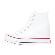 Converse Högtopp Kil Plattform Sneakers White, Dam