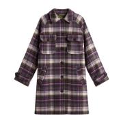 Woolrich Klassisk Ullrock Purple, Dam