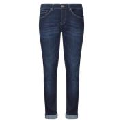 Dondup Blå Skinny Fit Jeans Låg midja Blue, Herr