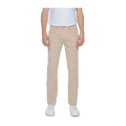 Jeckerson Slim Fit Bomullsbyxor Kollektion Beige, Herr