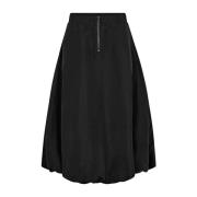 Co'Couture Svart Midi Ballongkjol Black, Dam