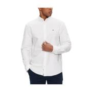 Tommy Jeans Vit Bomullsskjorta Herr Kollektion White, Herr