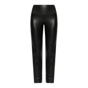 AllSaints Eko läder Cora leggings Black, Dam