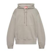 Diesel Sweatshirt S-Macs-Hood-Od Gray, Herr