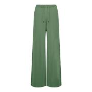 BomBoogie Wide Trousers Green, Dam