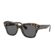 Ray-Ban Fyrkantiga solglasögon State Street Rb2186 Multicolor, Unisex