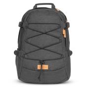 Eastpak Smart svart denim ryggsäck med laptopfodral Gray, Unisex