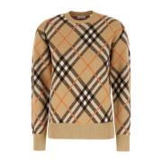 Burberry Stiligt Stickat Sortiment Beige, Dam