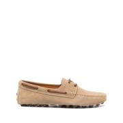 Tod's Beige Snörskor med Studs Brown, Herr