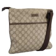 Gucci Vintage Pre-owned Canvas gucci-vskor Beige, Dam