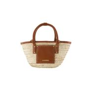 Jacquemus Tyg handvskor Beige, Dam