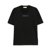 Lanvin Svart Crew Neck Kortärmad T-shirt Black, Herr