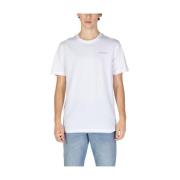 Calvin Klein Jeans Herr Bomull T-shirt Höst/Vinter Kollektion White, H...