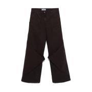 The Attico Kaffebruna Jeans med Fickor Brown, Dam