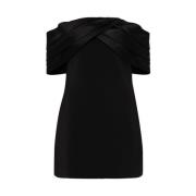 Anine Bing Svart Off-Shoulder Ärmlös Klänning Black, Dam