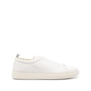 Henderson Baracco Kornat Läder Logotyp Sneakers Off-White White, Herr