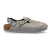 Birkenstock Skor Tokio II Mocka Gray, Dam