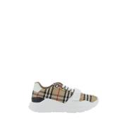 Burberry Nya Regis Sneakers, Snörning Beige, Herr